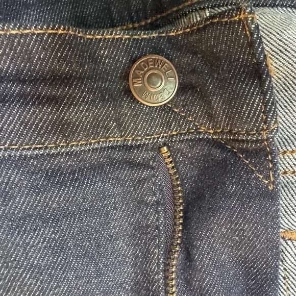 Madewell 9" High-Rise Skinny Jeans Size 26, Dark Blue - Picture 10 of 10